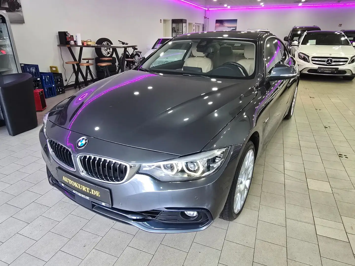 BMW 430 d xDrive Individual Garantie Navi Tüv neu Сірий - 2
