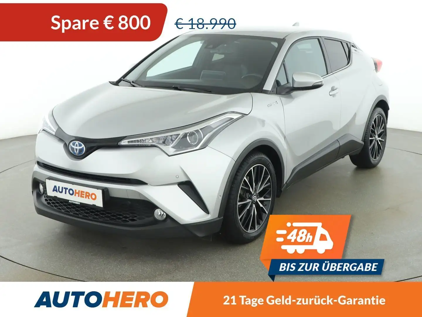 Toyota C-HR 1.8 Hybrid C-HIC Gris - 1
