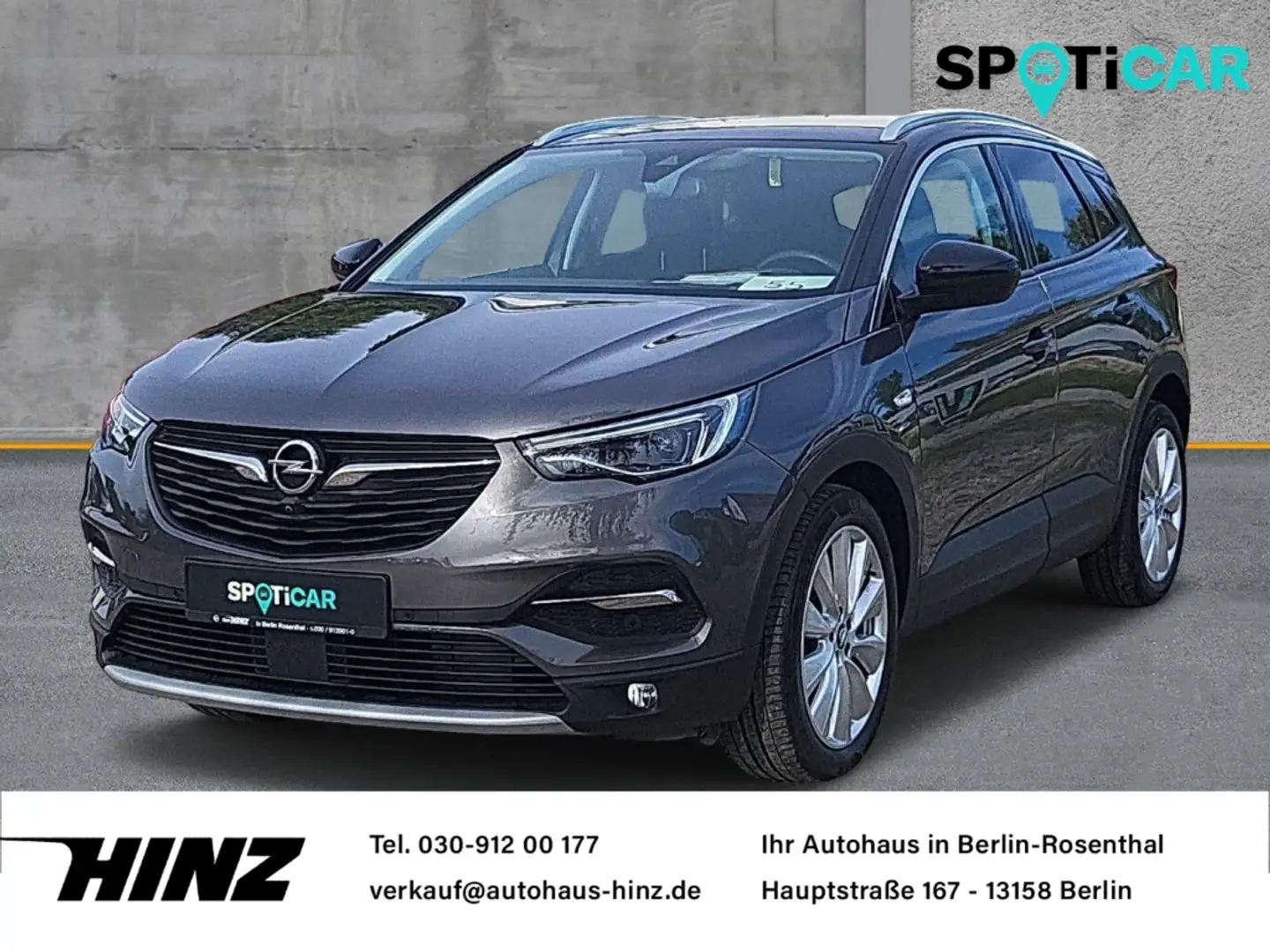 Opel Grandland X Ultimate1.2,LED,Leder,Kamera,AZV,Navi Šedá - 1