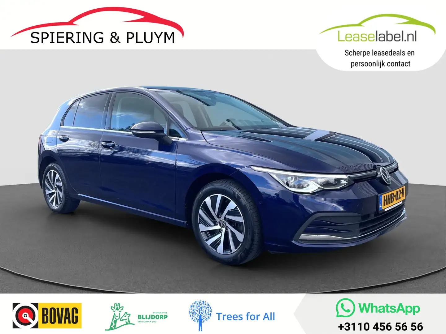 Volkswagen Golf 1.4 eHybrid Style | Stoel geheugen | Camera | Stoe Blauw - 1