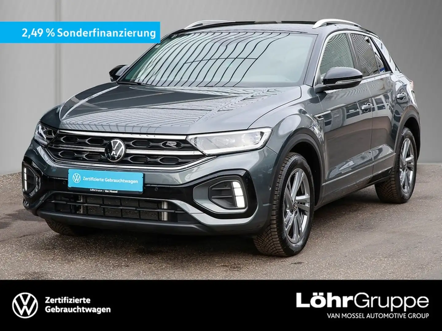 Volkswagen T-Roc 1.5 TSI DSG R-Line AHK/Navi/RFK Grau - 1