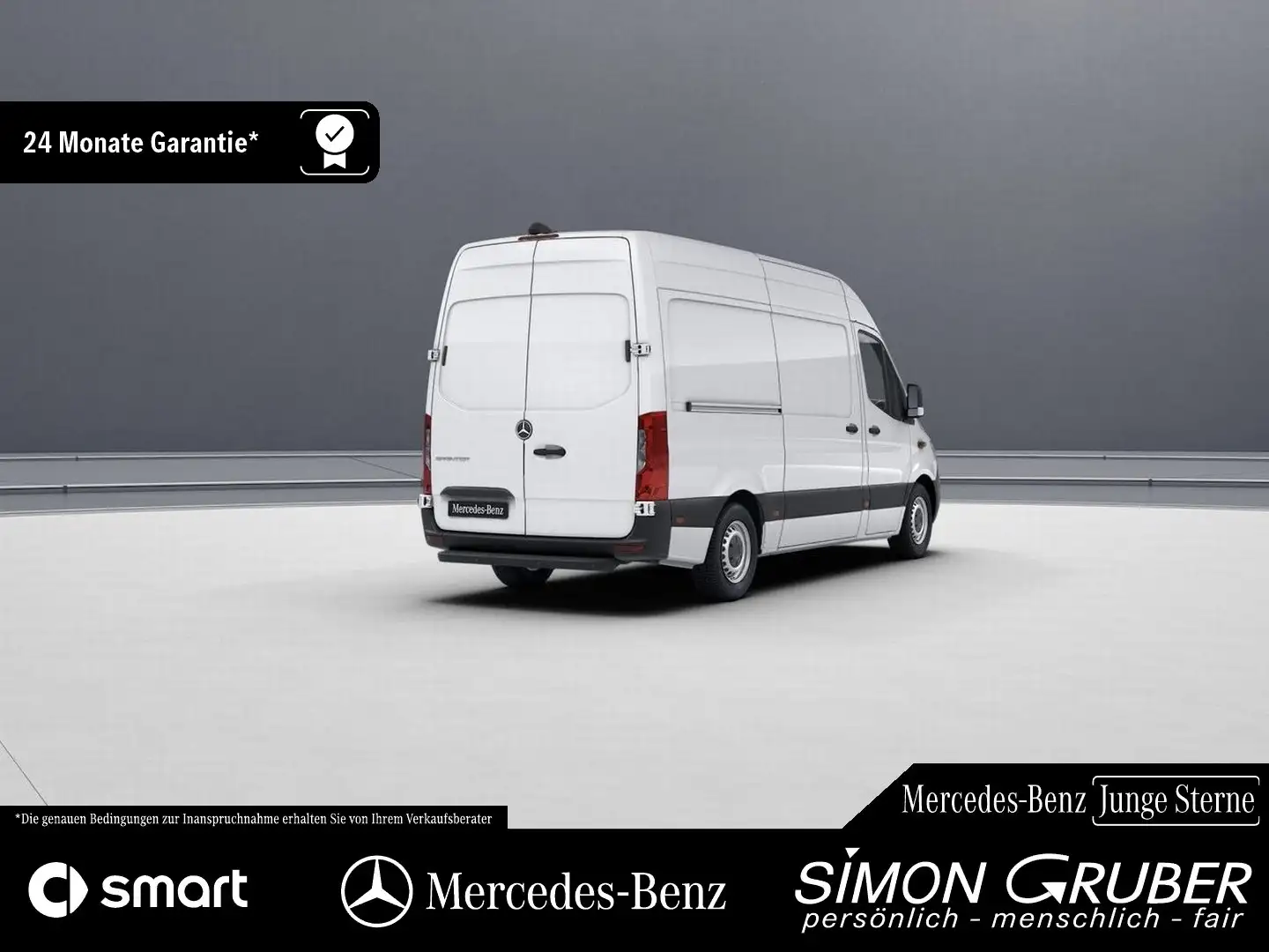 Mercedes-Benz Sprinter 317 Standard L2H2 9G MBUX Navi 360 Cam Weiß - 2