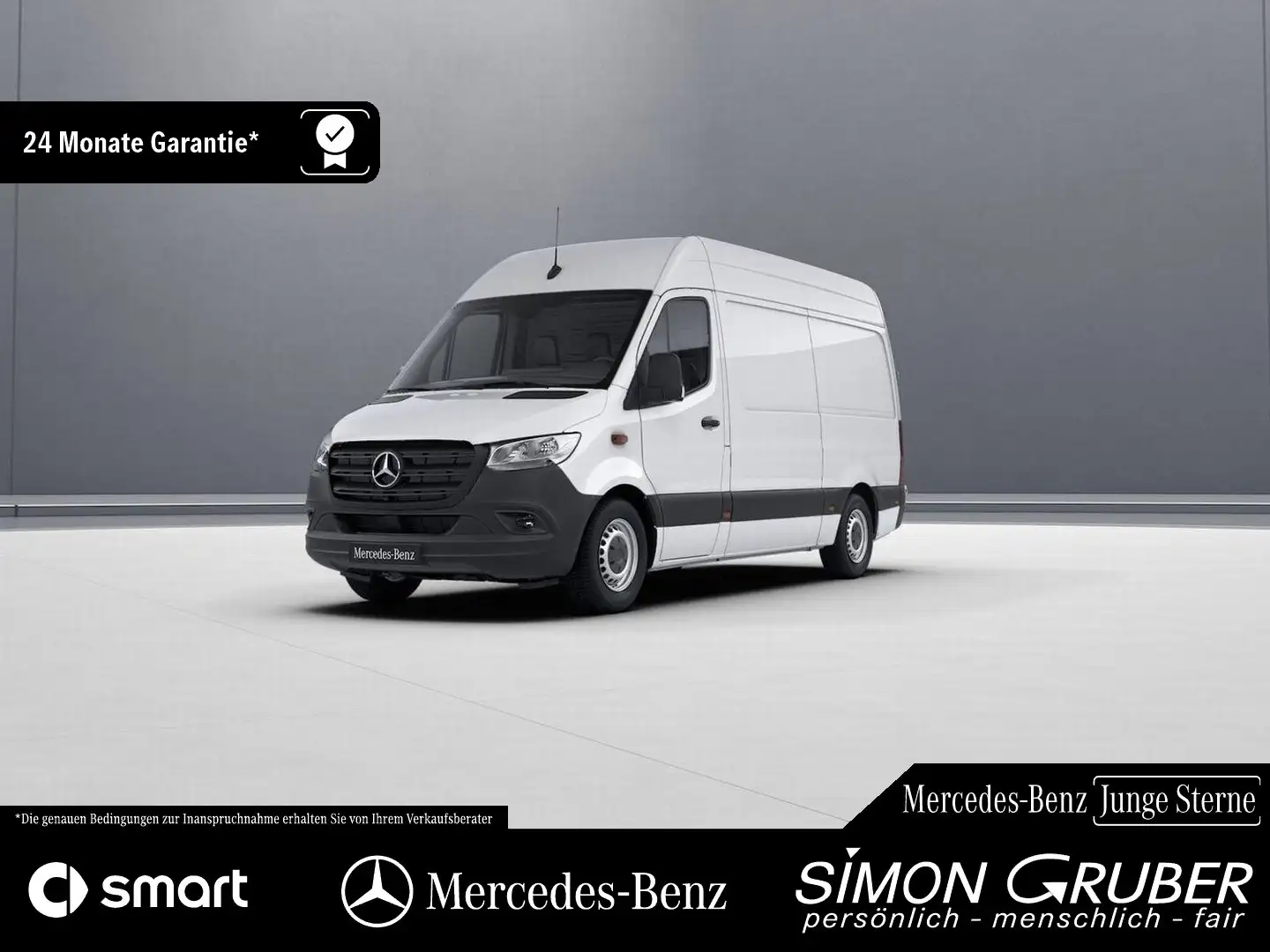 Mercedes-Benz Sprinter 317 Standard L2H2 9G MBUX Navi 360 Cam Weiß - 1