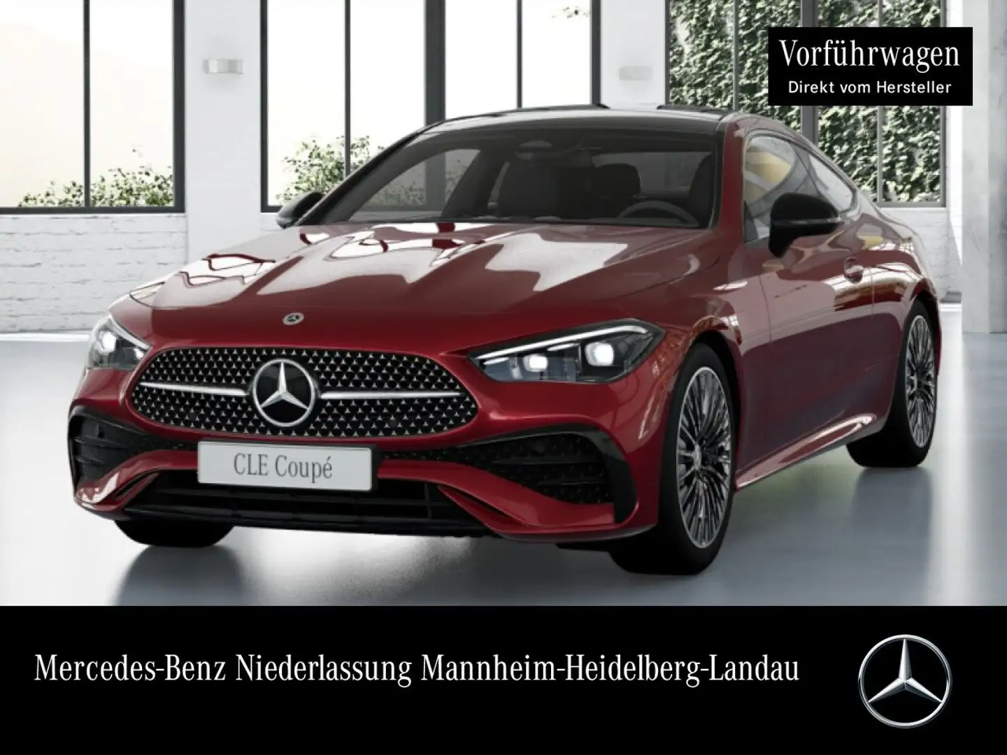 Mercedes-Benz CLE 200 AMG+NIGHT+PANO+BURMESTER+KAMERA+KEYLESS+9G Roşu - 1