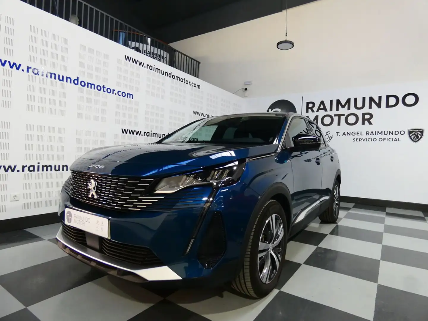 Peugeot 3008 Hybrid 136 e-DCS6 Allure Bleu - 2