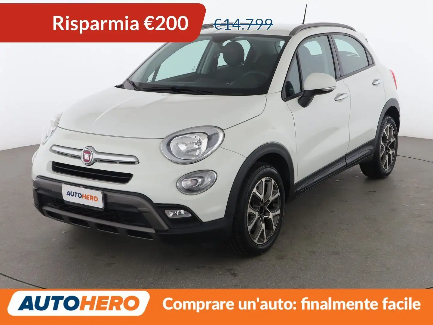 Fiat 500X 1.6 JTDM City Cross 120 CV Blanc - 1