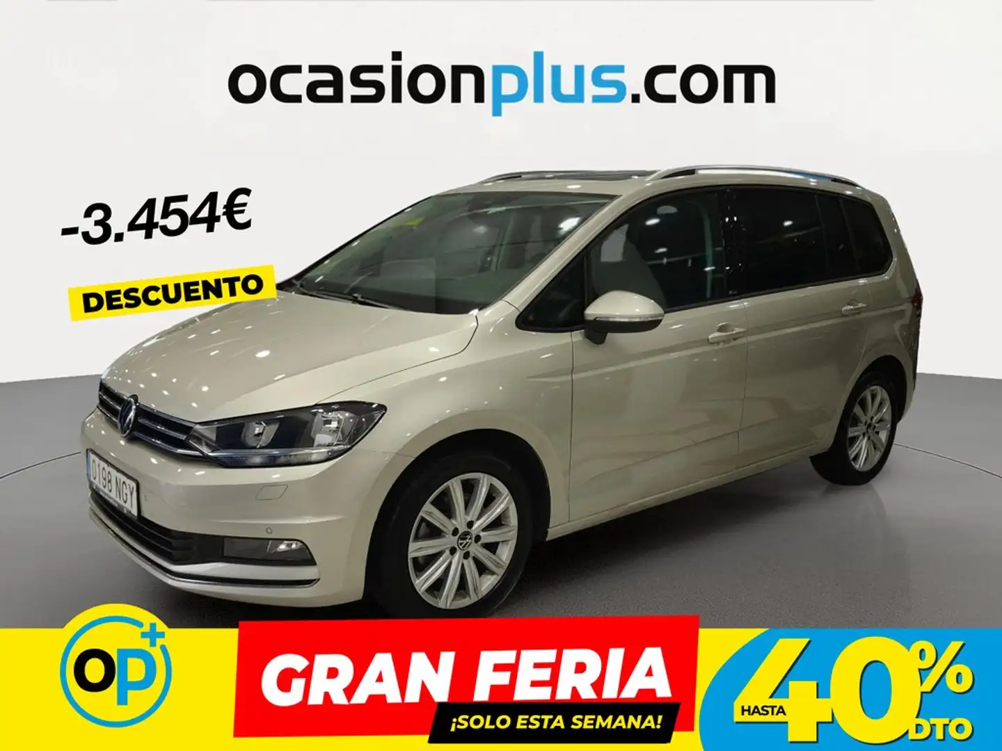 Volkswagen Touran 2.0TDI Más DSG7 110kW Gris - 1