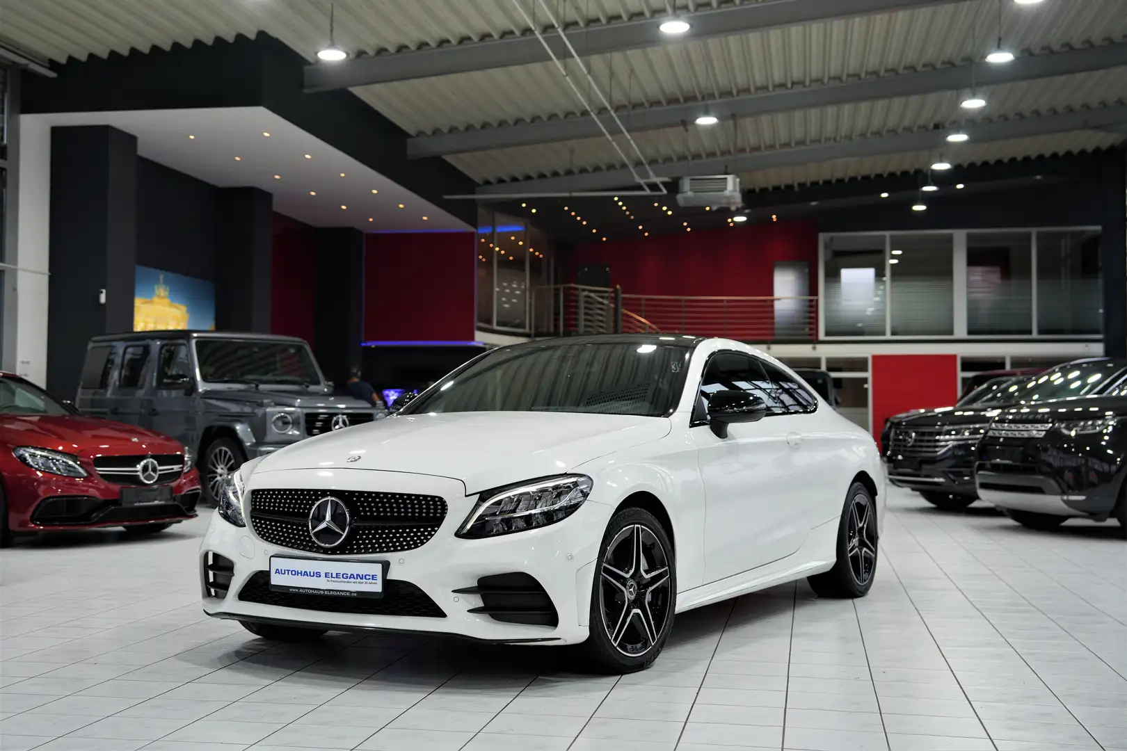 Mercedes-Benz C 400 4Matic*AMG-LINE*NIGHT*PANO*LED* White - 1