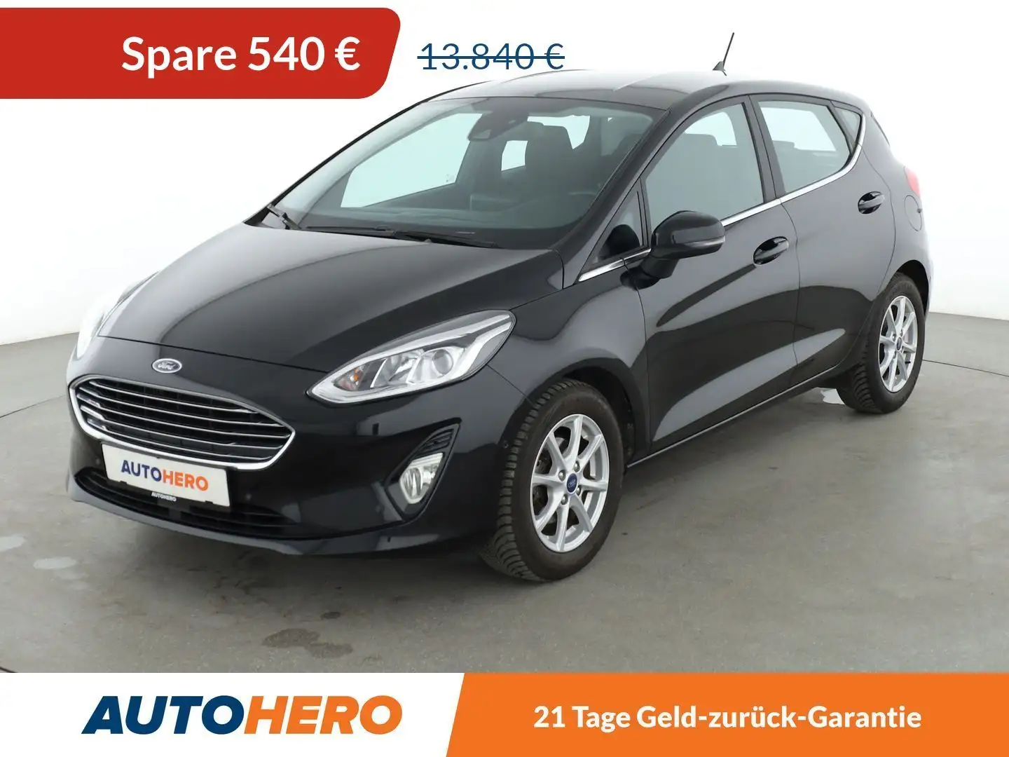 Ford Fiesta 1.0 EcoBoost Mild-Hybrid Titanium X *NAVI*ACC*CAM* Noir - 1