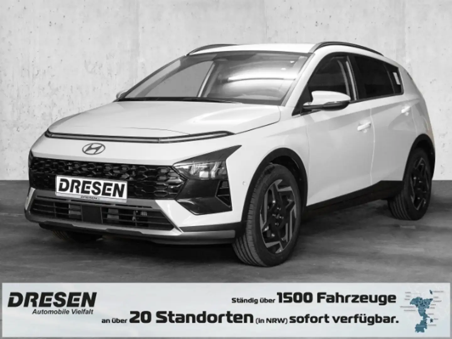 Hyundai BAYON 1.0 2WD Prime Assistenz-Paket LED Keyless Tempomat Weiß - 1