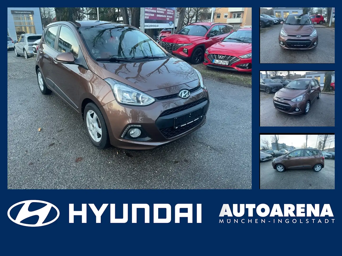 Hyundai i10 1.0 Gold YES! inkl. WKR SHZ LKR KLIMA Braun - 1