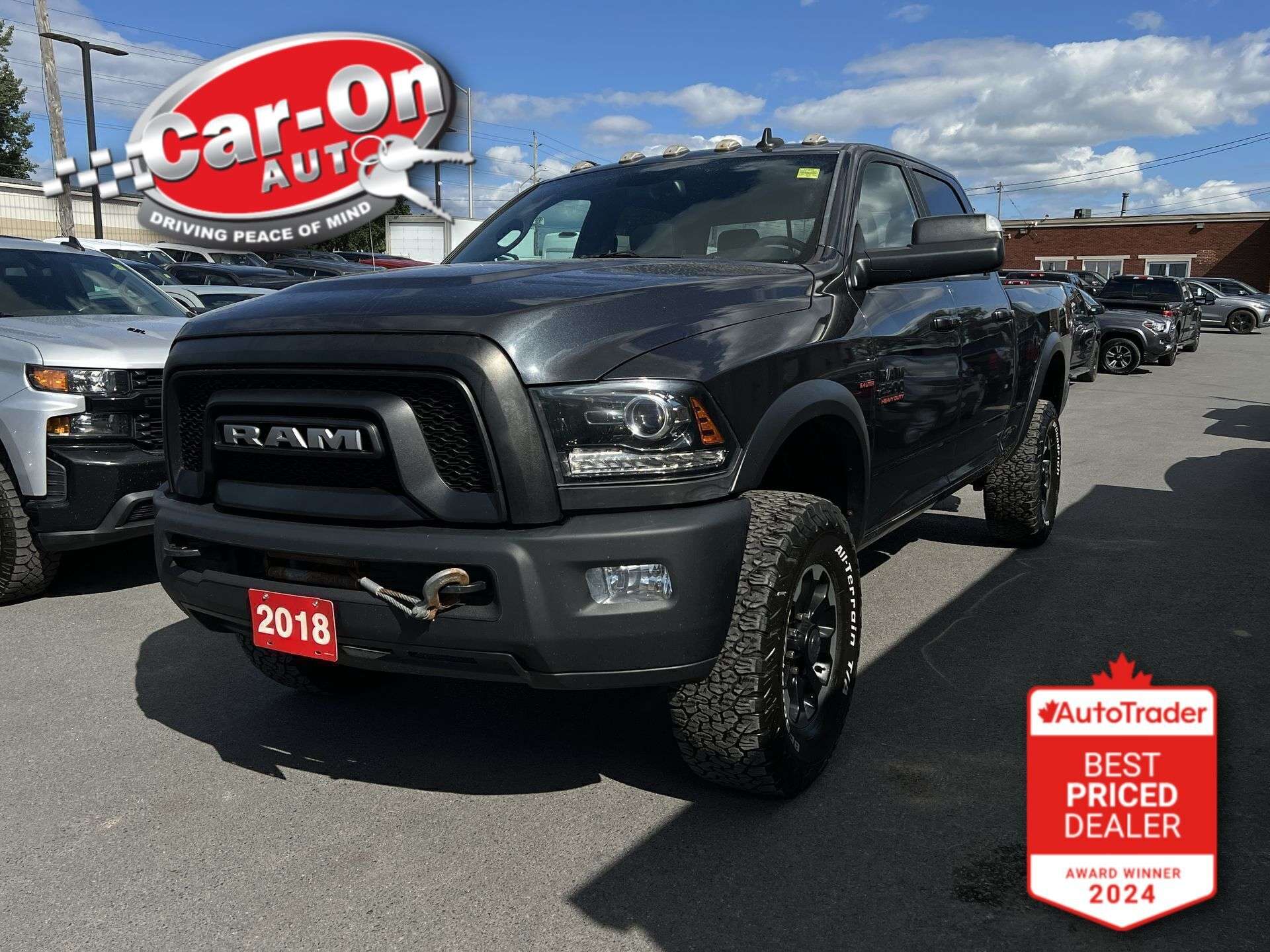 Gray 2018 RAM 2500 Pickup Truck Four-Wheel Drive Automatic
