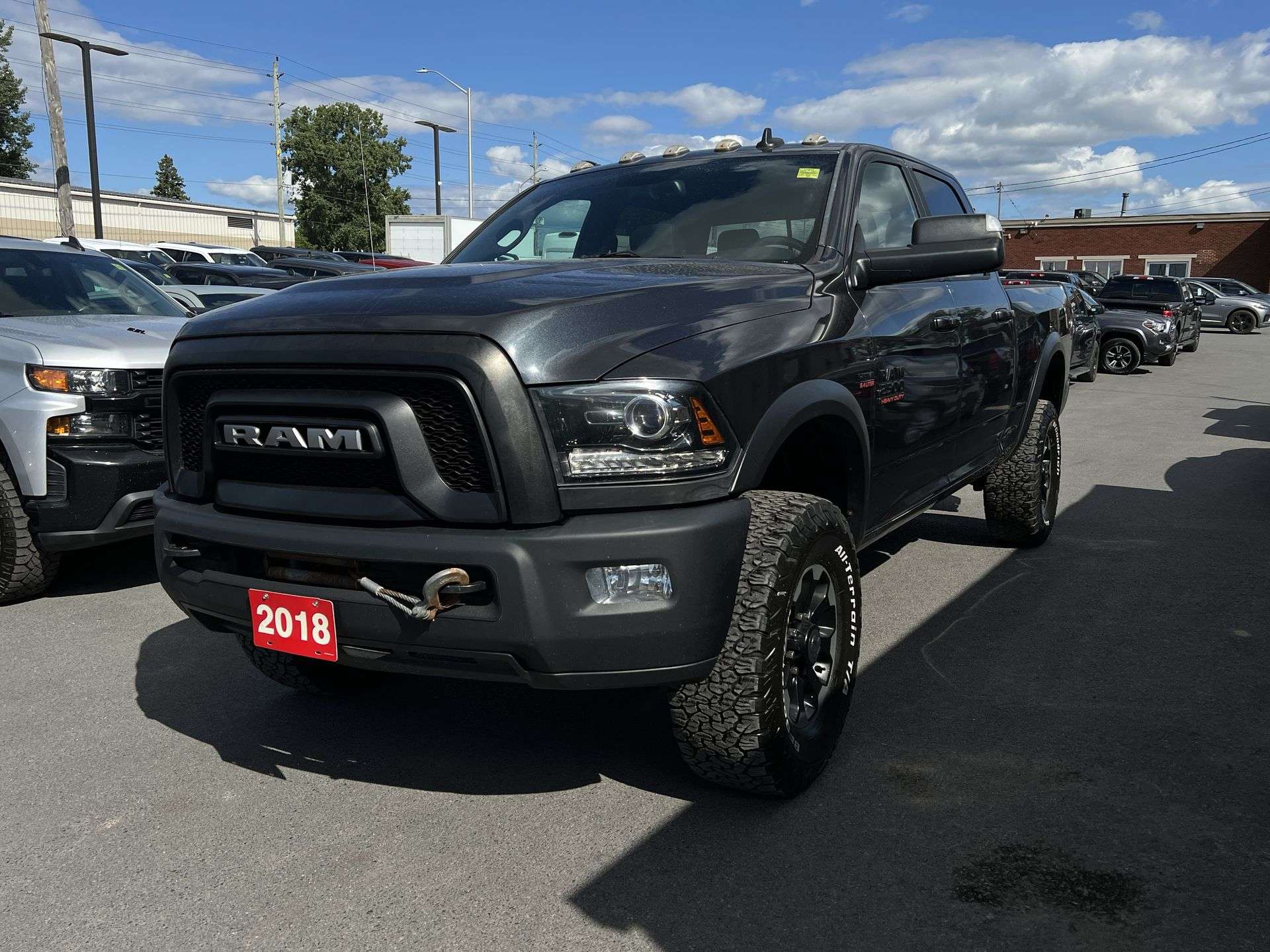 Gray 2018 RAM 2500 Pickup Truck Four-Wheel Drive Automatic