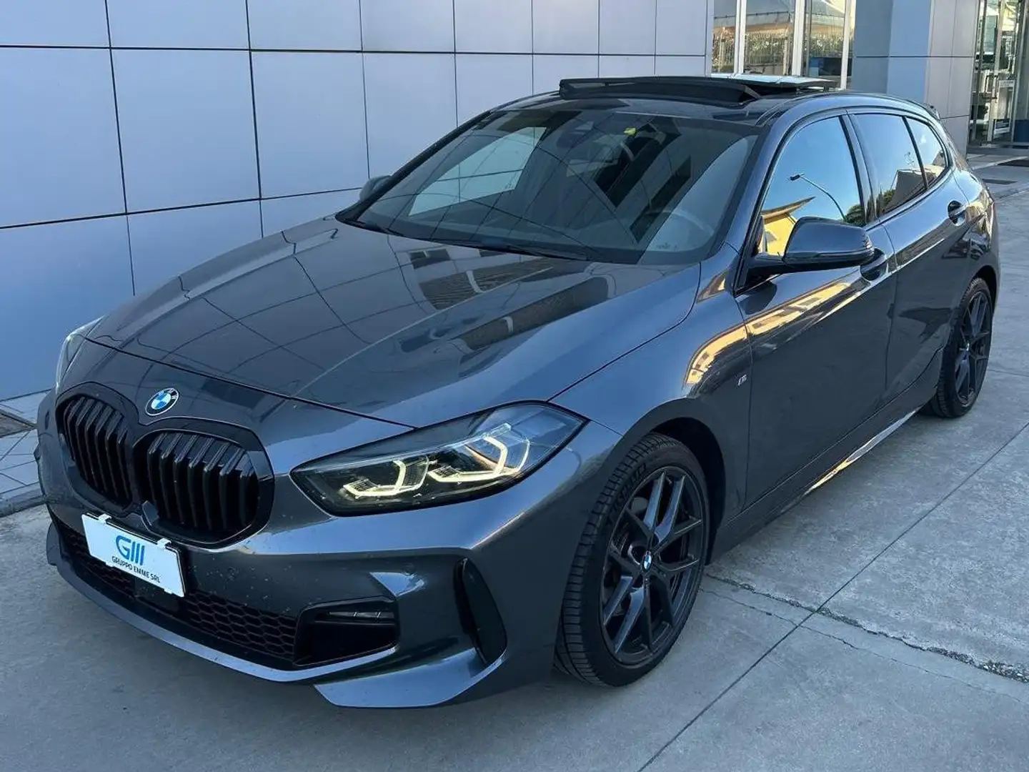 BMW 118 Serie 1 F40 118d Msport auto Grigio - 1