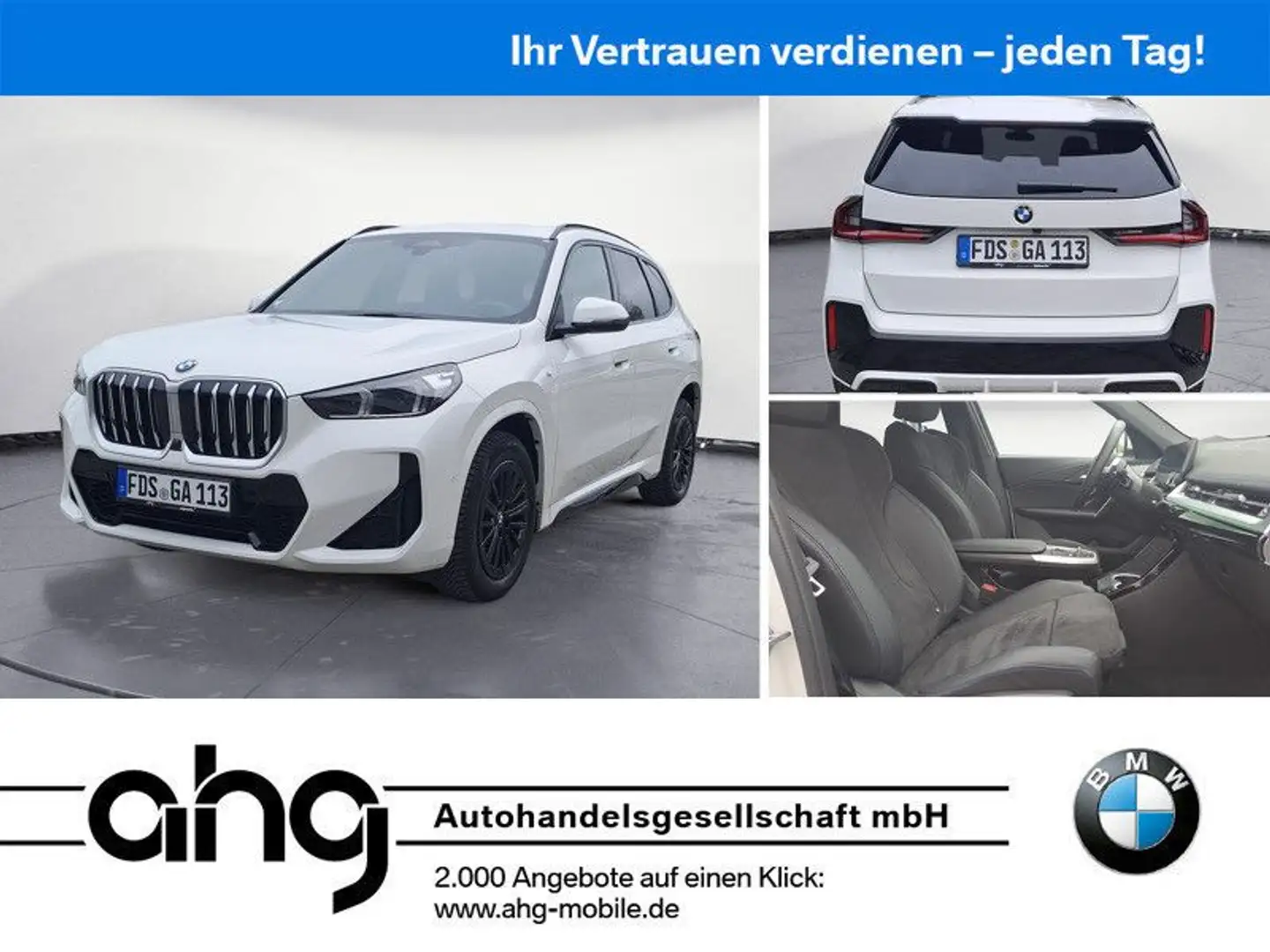 BMW X1 sDrive20i Steptronic M Sportpaket Head-Up AHK Blanco - 1