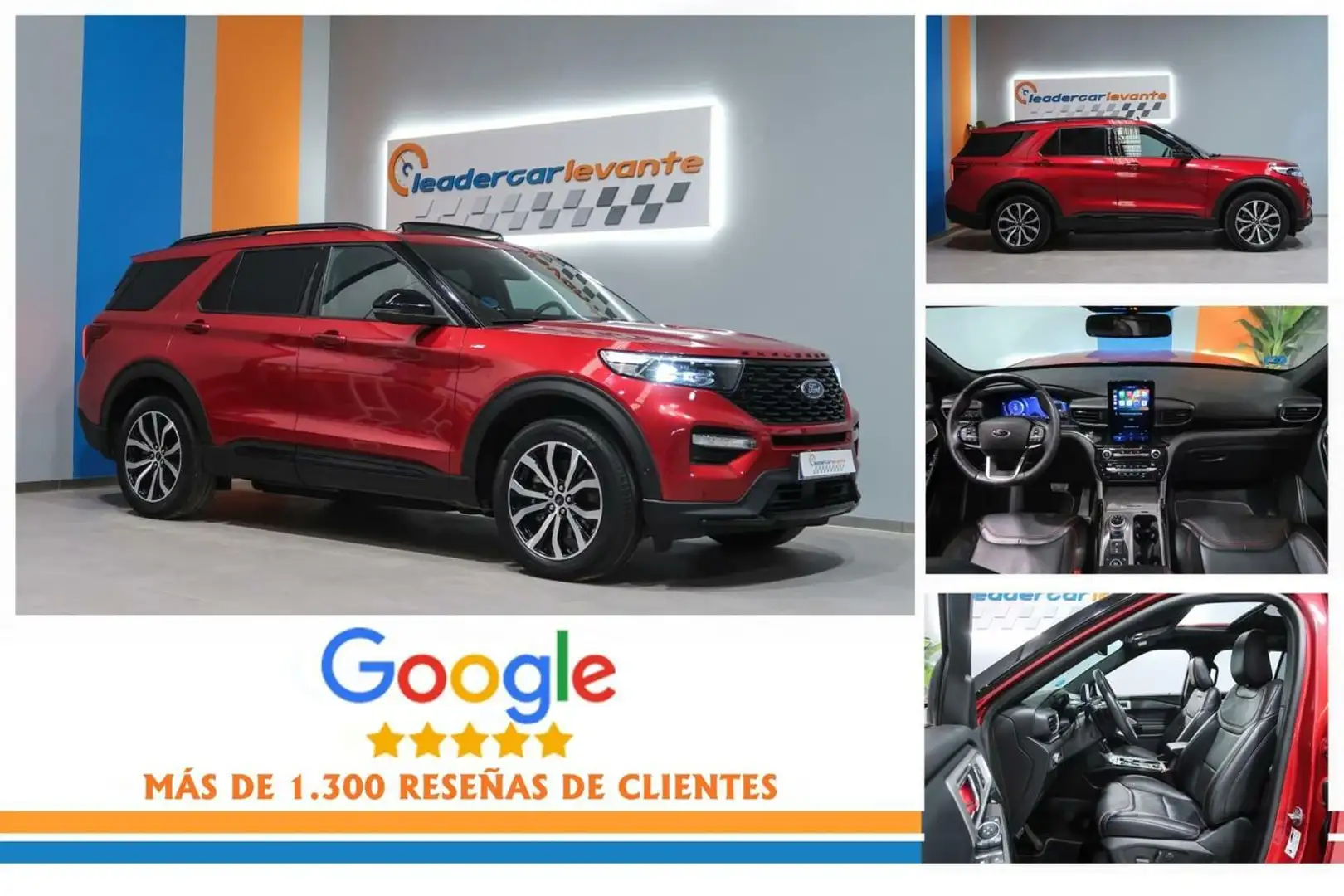 Ford Explorer PHEV AWD ST LINE 457CV Rojo - 2
