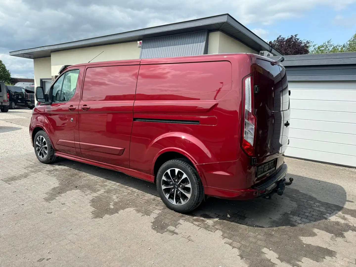 Ford Transit Custom SPORT * L2 * AUT * 2 SCHUIFDEUREN * PDC * 26033+ Rouge - 2