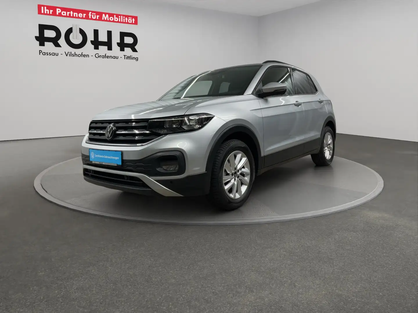 Volkswagen T-Cross Life 01/2029Garantie.Navi.AHK.ACC) 1.0 TSI Silber - 2