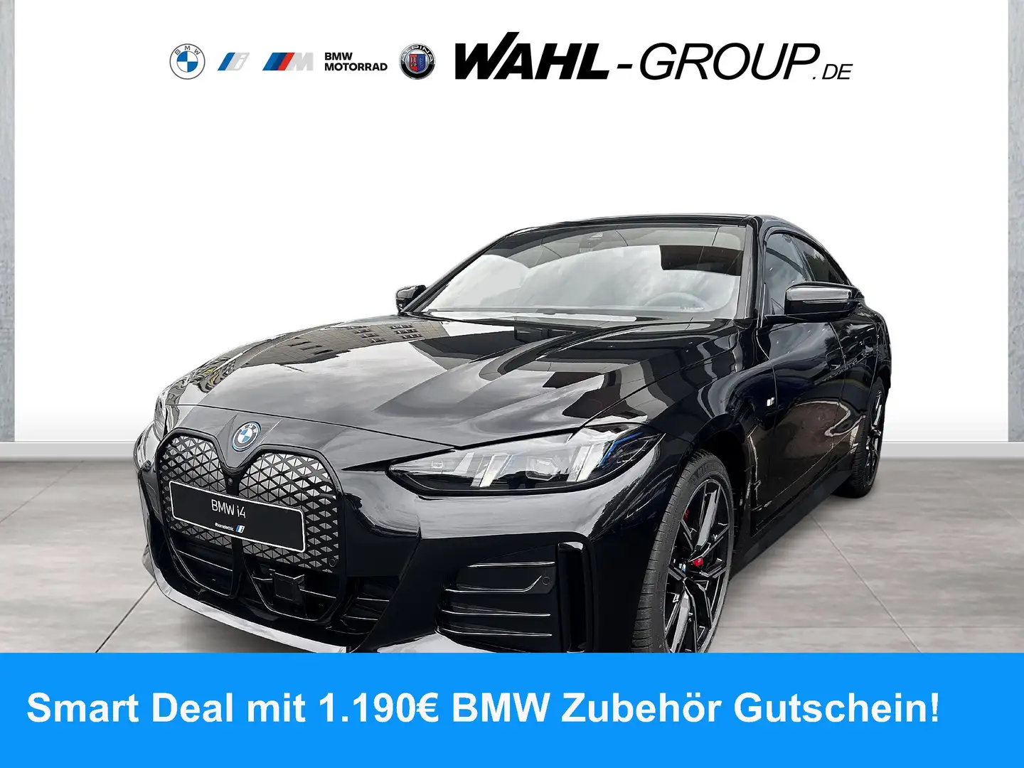 BMW i4 xDrive40 Gran Coupé M Sport Pro ACC HeadUp Adapt L Nero - 1