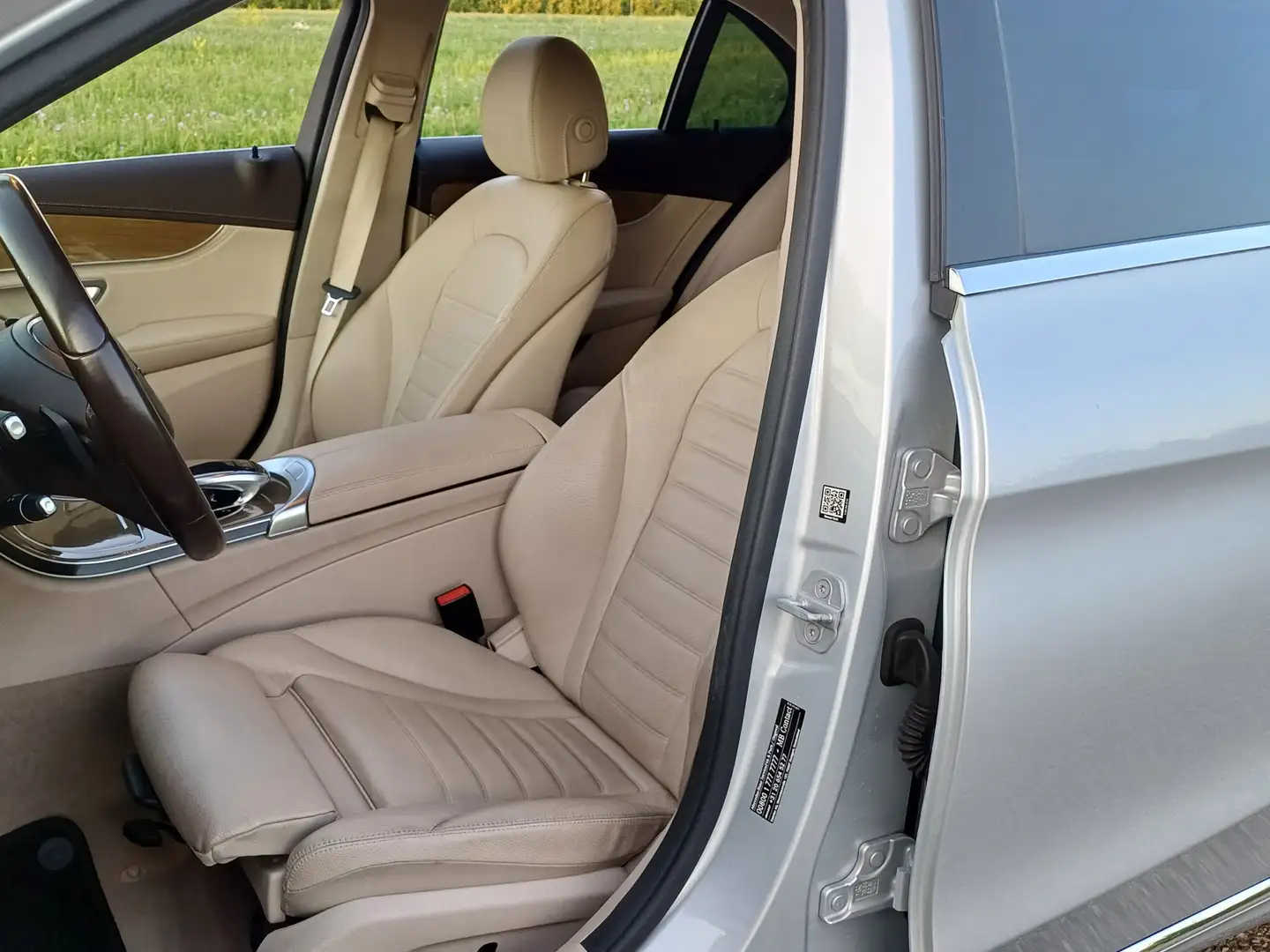 Mercedes-Benz C 350 e Lease Edition /Chique combinatie!/NAP/Leder/Led/ Gris - 2