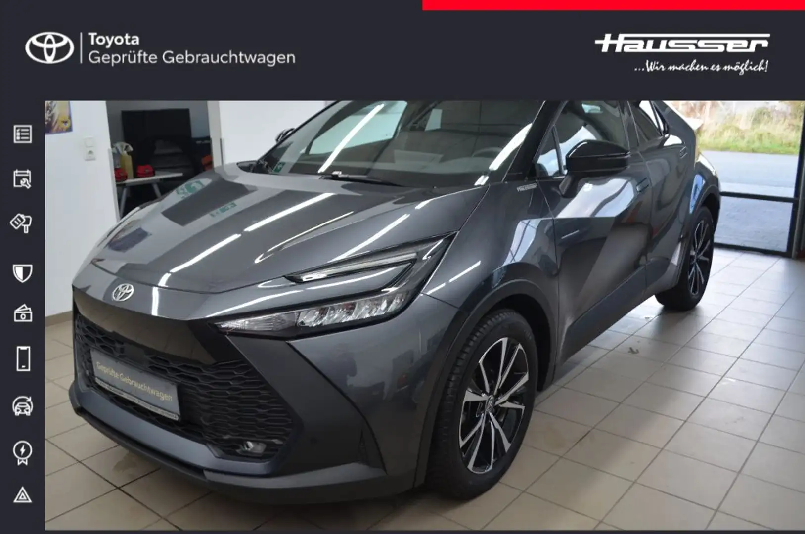 Toyota C-HR 1.8 Hybrid Team D*Allwetterreifen*SHZ*Parksensoren Gris - 1