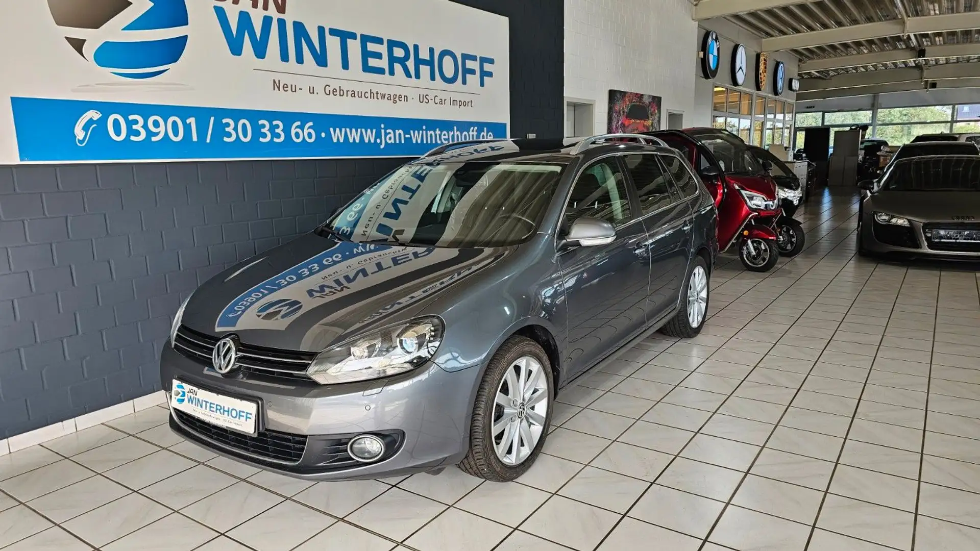 Volkswagen Golf Variant 1.4 TSI DSG Highline XENON PANO KEY Grau - 1