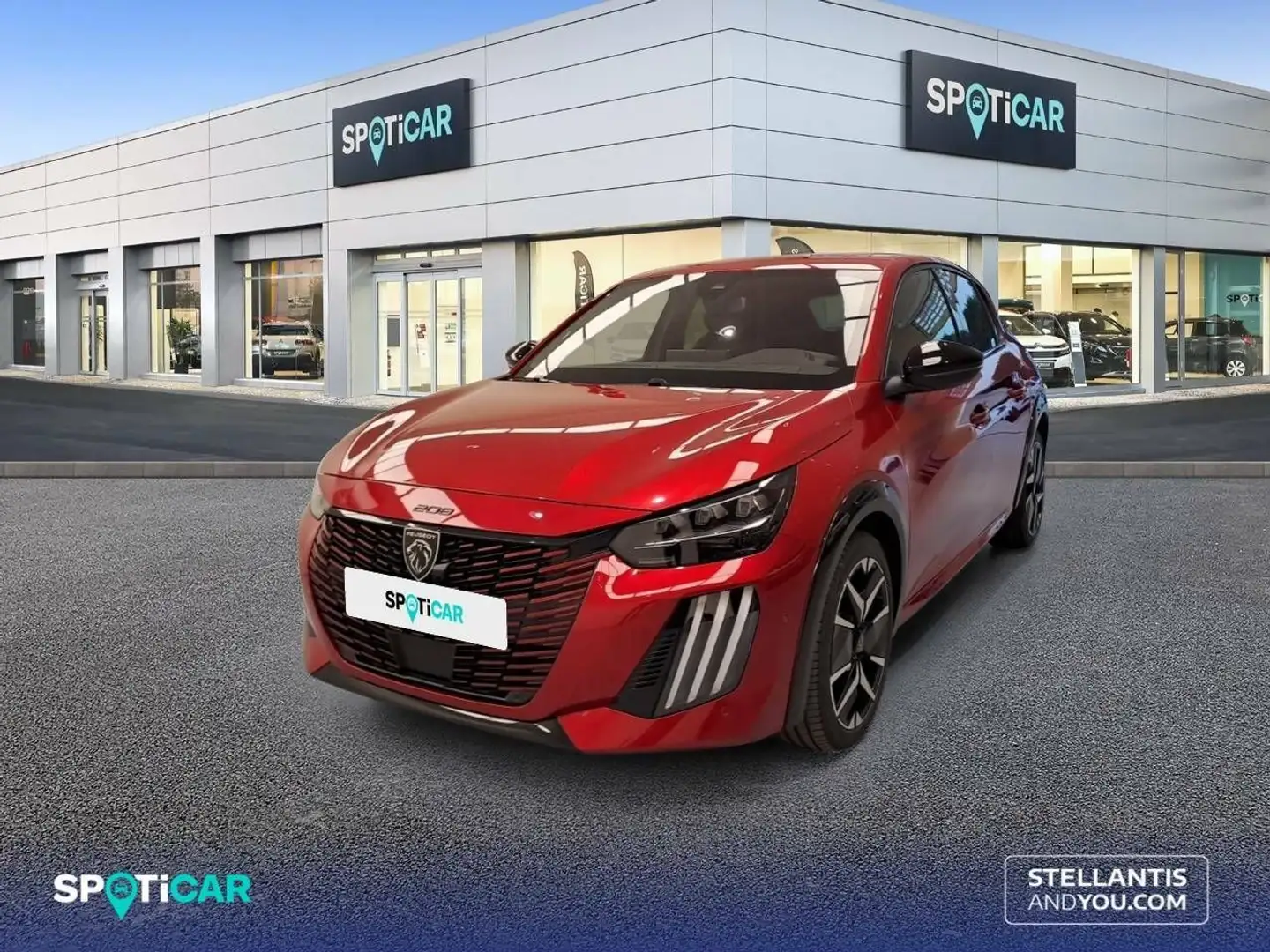 Peugeot 208 HYBRID 110 eDCS6 GT Rojo - 1