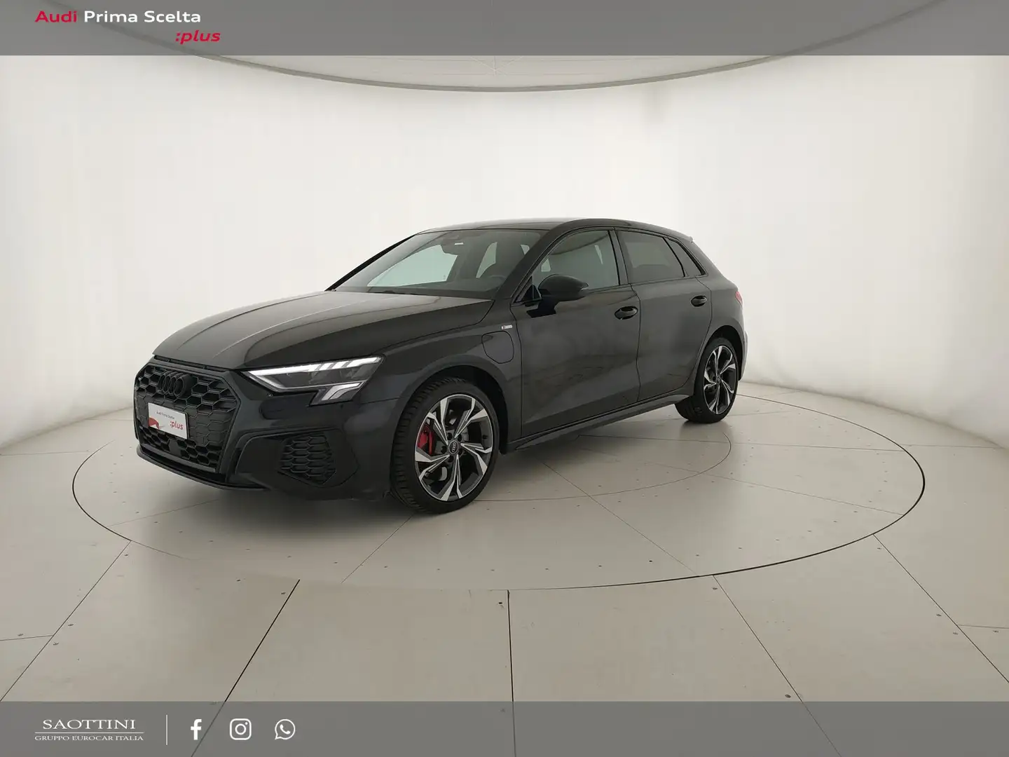 Audi A3 Sportback 45 1.4 TFSI e S line edition S tronic Zwart - 1