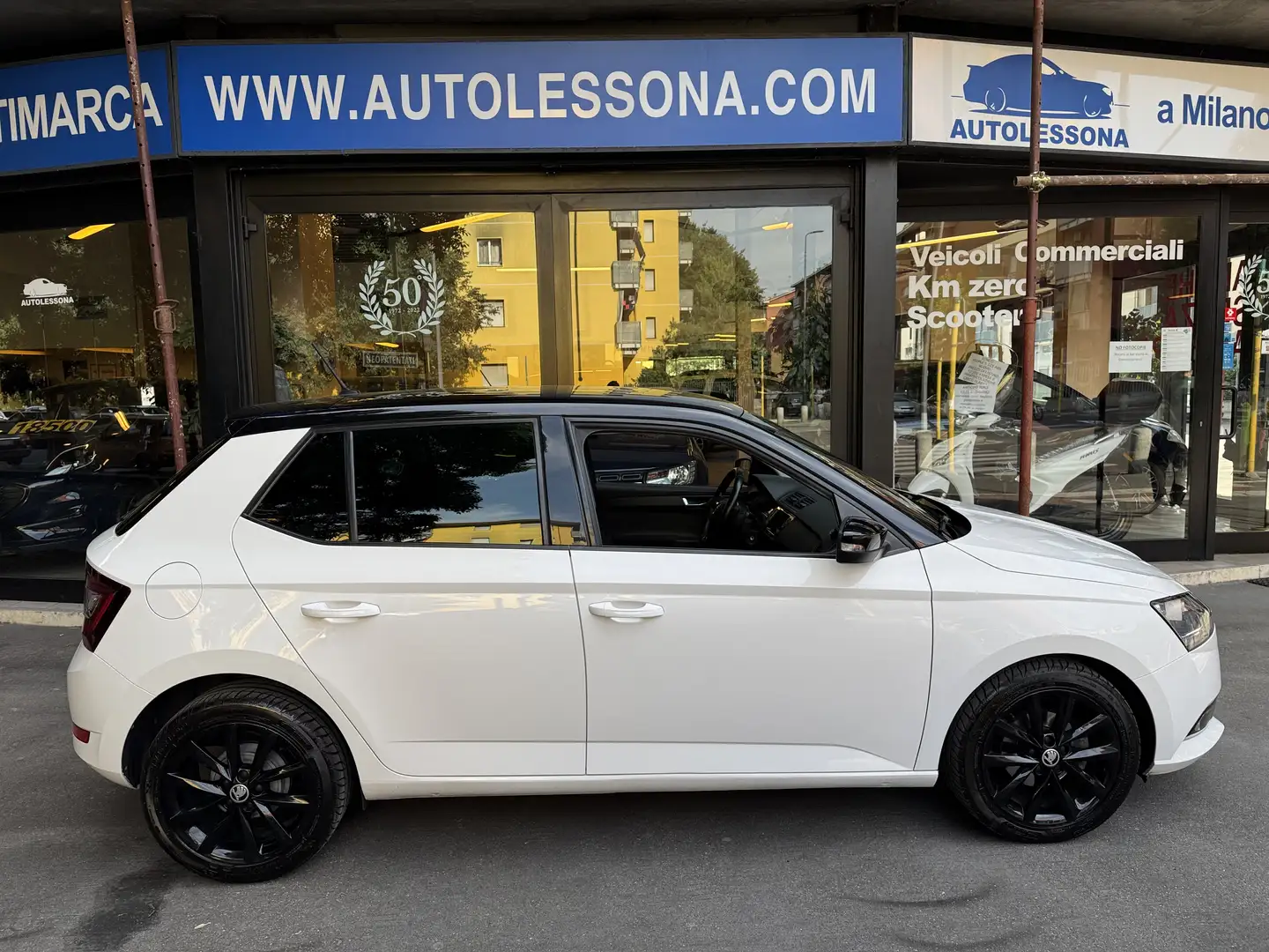 Skoda Fabia Fabia 1.0 mpi Twin Color Nero 60cv Bianco - 1
