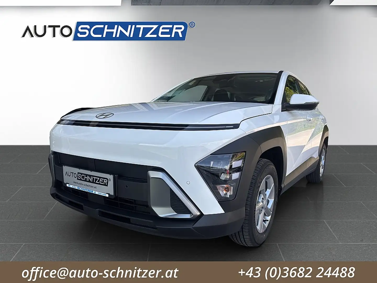 Hyundai KONA Kona 1,6 GDI Hybrid Smart Line DCT Aut. Bianco - 1