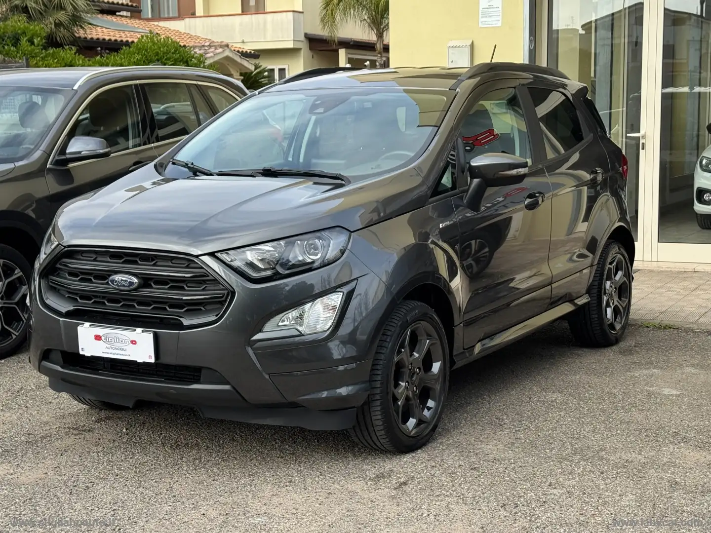Ford EcoSport 1.0 EcoBoost 125 CV S&S ST-Line FARI CAR PLAY Gris - 2