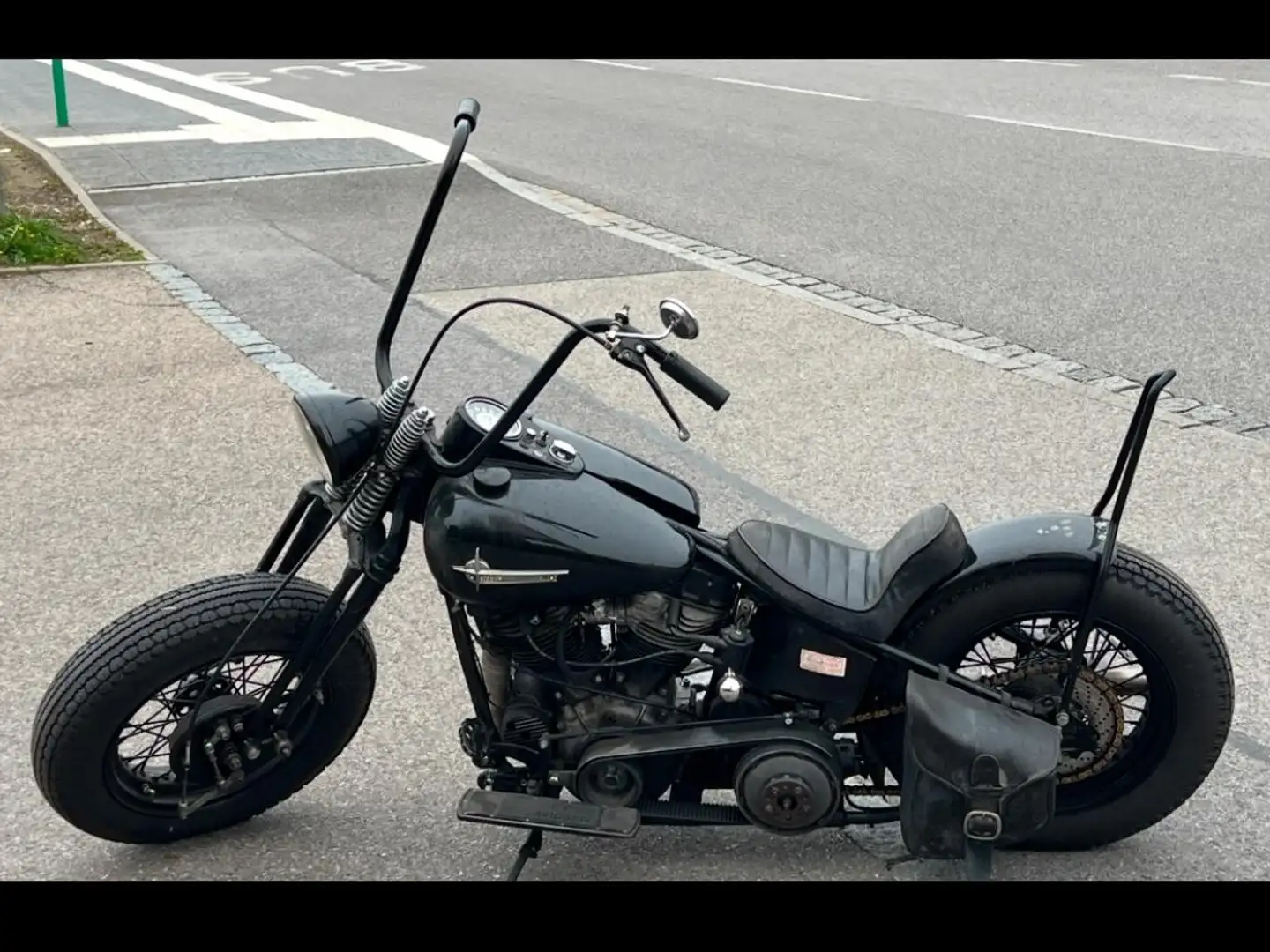 Harley-Davidson Panhead 1200 Fekete - 1