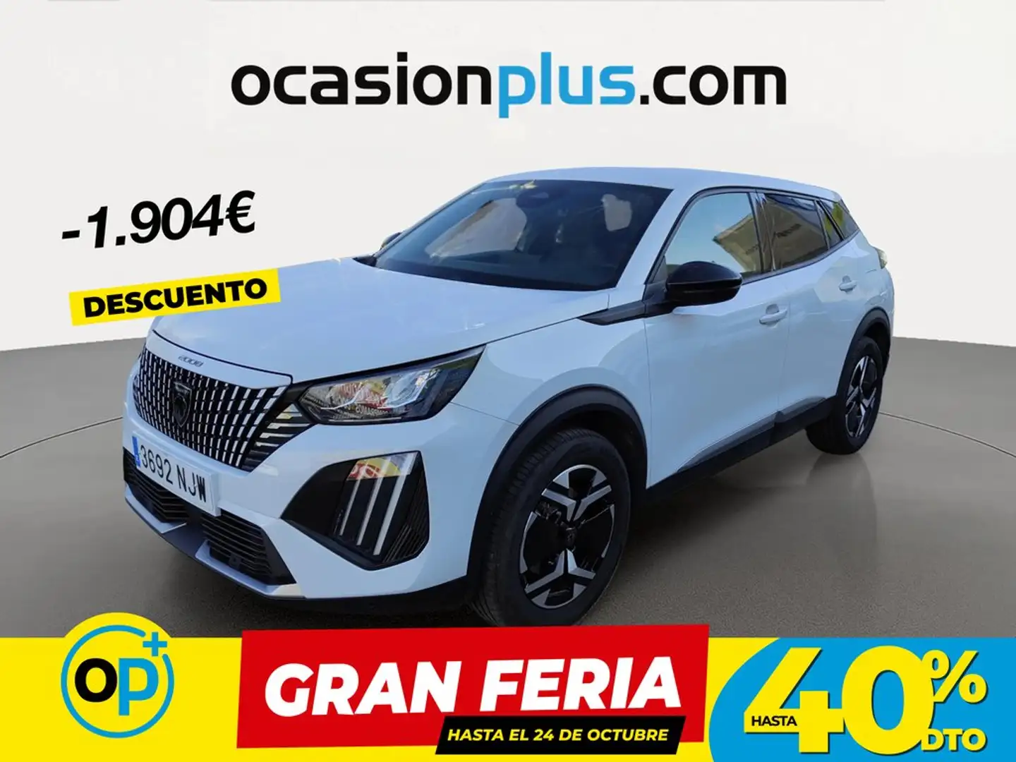 Peugeot 2008 Hybrid Allure eDCS6 145 Blanco - 1