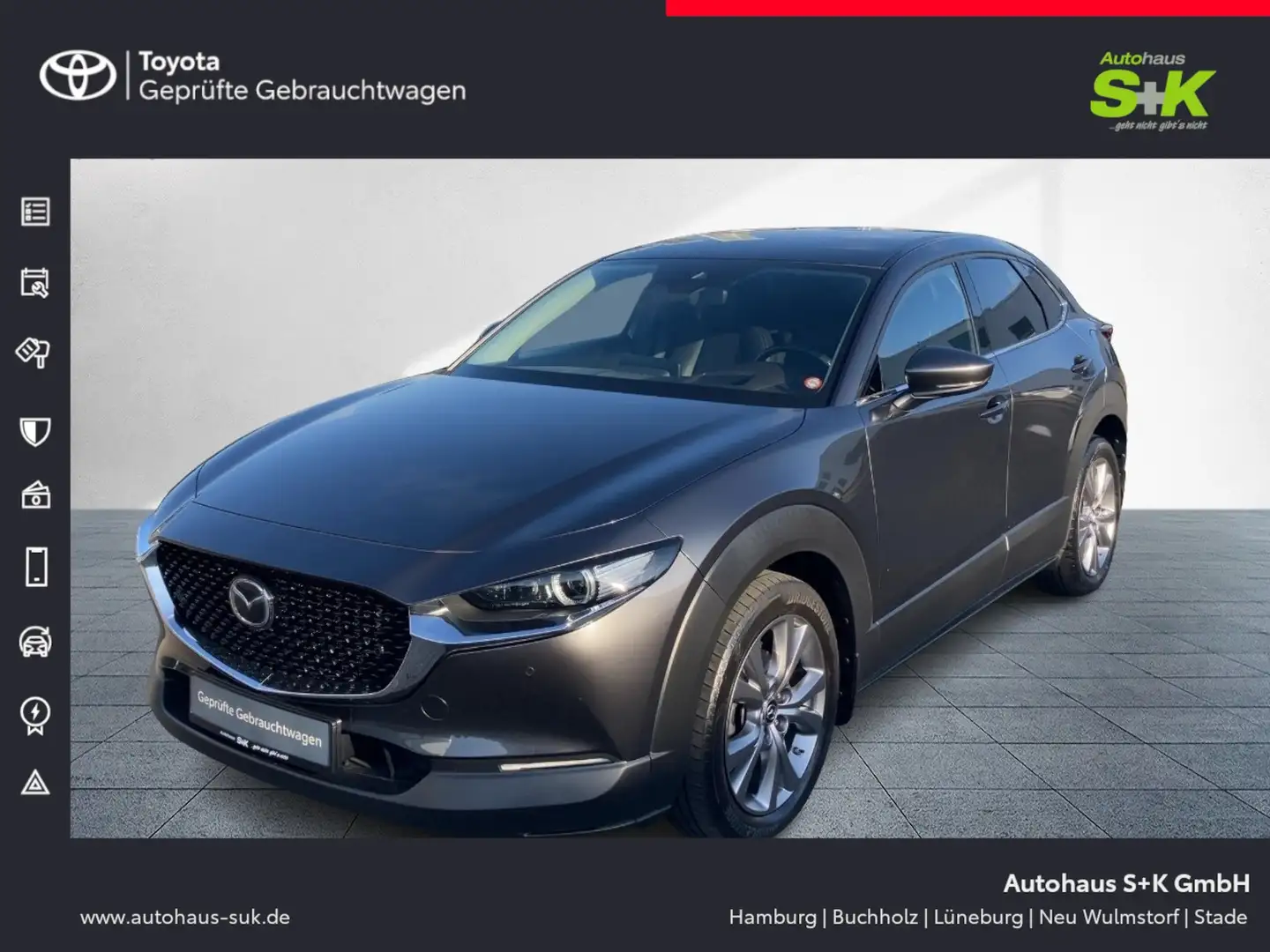 Mazda CX-30 Selection 2.0 SKYACTIV-X Mild Hybrid*SR+WR*SHZ* Gris - 1