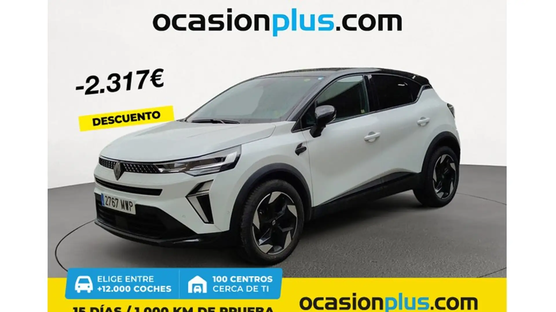 Renault Captur TCe GPF Micro Híbrido Techno 103kW Blanco - 1