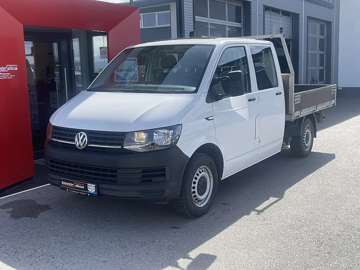 Volkswagen T6 Transporter T6 Doka-Fhgst LR 2,0 TDI BMT **NETTO 16.583,-** Weiß - 1