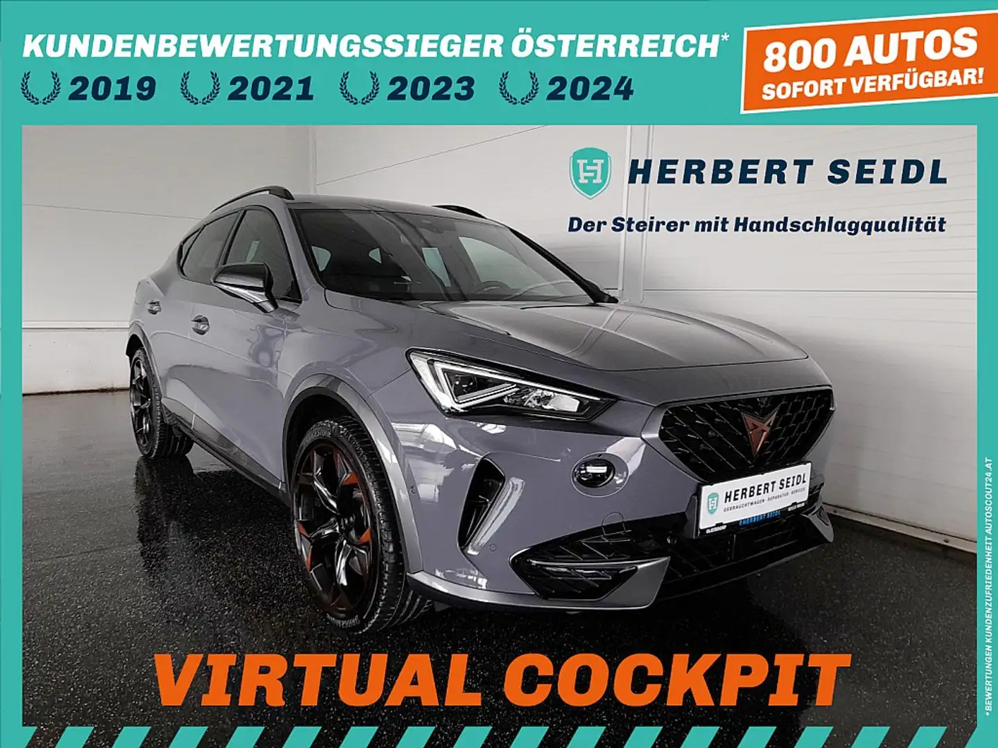 CUPRA Formentor VZ e-Hybrid 150/245 DSG *19 ZOLL KUPFER / DCC /... Grigio - 1
