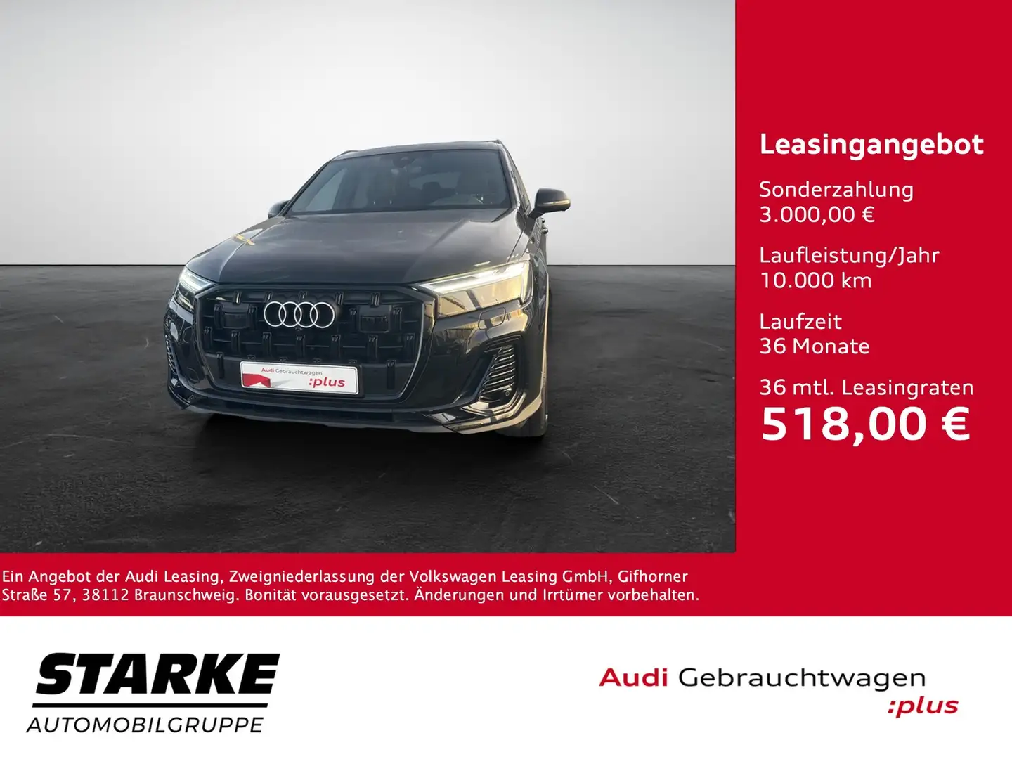 Audi Q7 45 TDI tiptronic quattro Schwarz - 1