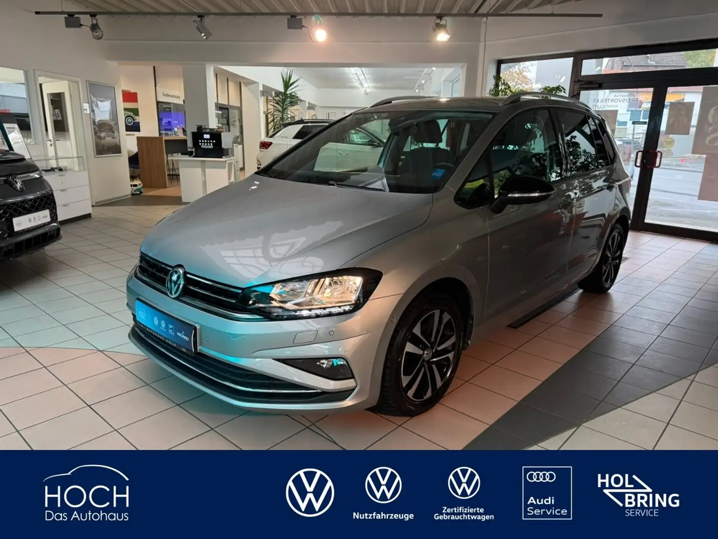 Volkswagen Golf VII Sportsvan 1.0 TSI IQDRIVE ACC+AppConnect Argent - 1