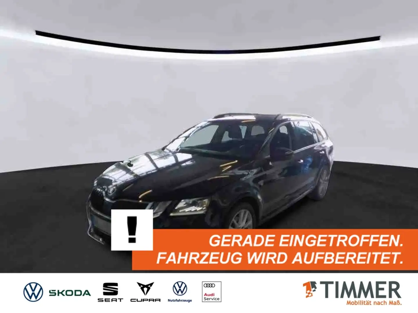 Skoda Octavia Combi 2.0 TDI DSG *LED *LM17 *TEMPO *NAVI *SHZ *D Zwart - 1