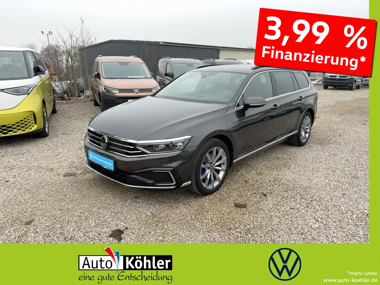 Volkswagen Passat Variant GTE Black/Matrix/CarPlay/ACC/AHK Grau - 1