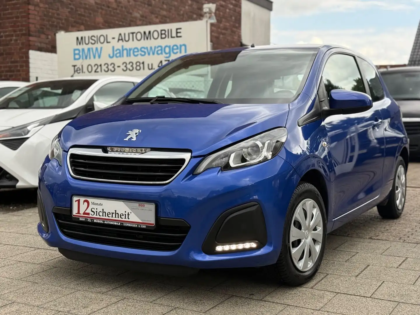Peugeot 108 Active *Klima*Elektr.Fenster*ZV Funk*BT* Blauw - 1
