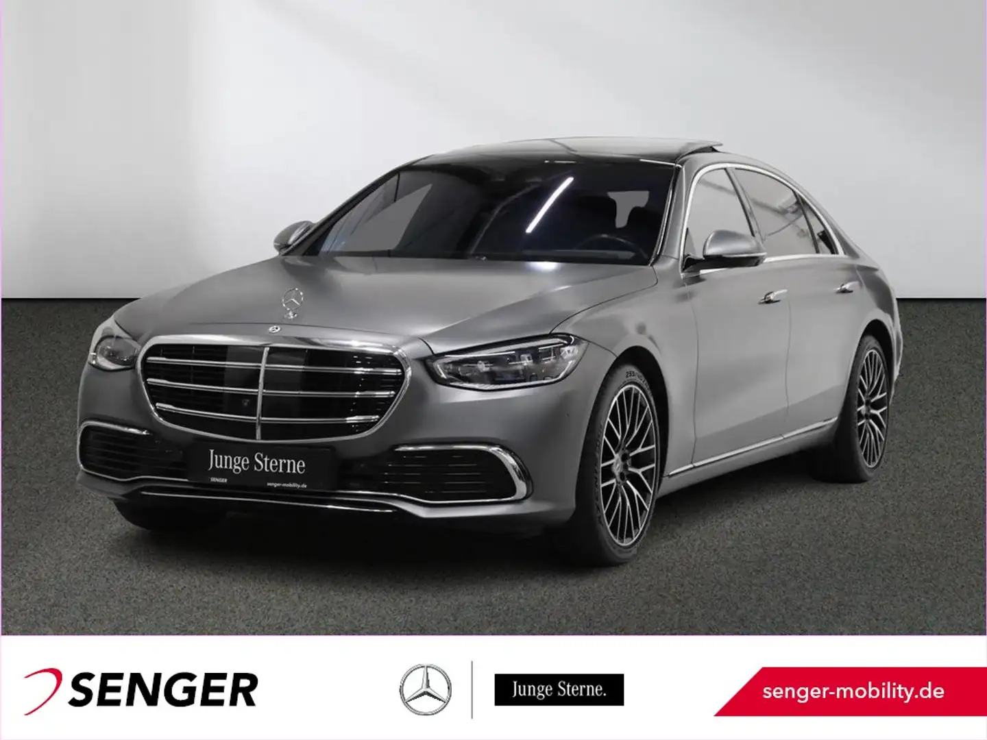 Mercedes-Benz S 580 4M lang DigitalLight Distronic Pano 360°-K Grau - 1