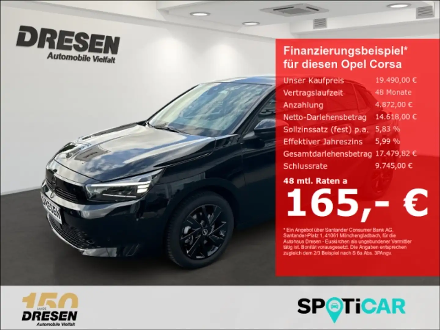 Opel Corsa F 1.2 GS Sitzheizung/Navi/LED Scheinwerfer/Rückfah Zwart - 1