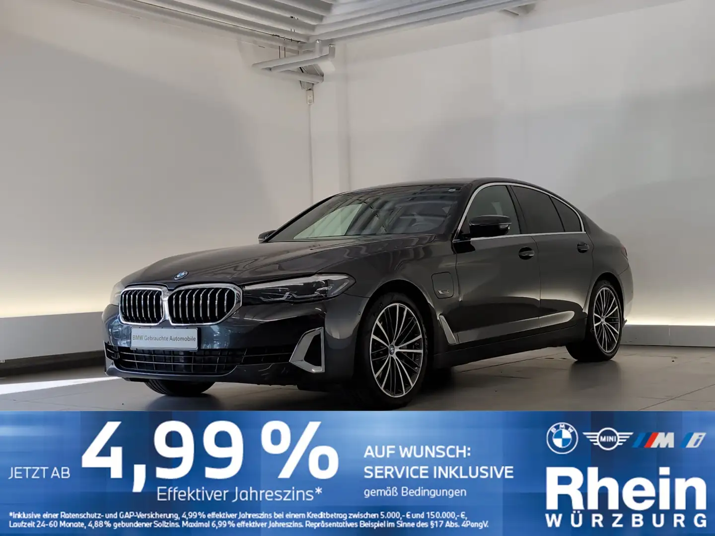 BMW 530 e Lim Luxury Line Navi/LED/HarmKar/Lordose/PA Harm Grau - 1