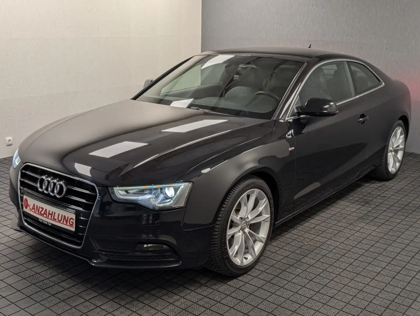 Audi A5 2.0 TFSI 3x S-Line AHK+Xenon+Leder+Keyless+BT Negro - 1