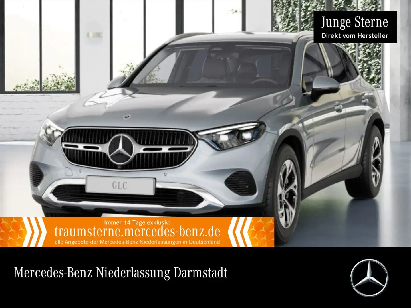 Mercedes-Benz GLC 300 e 4M AVANTG+360+SITZKLIMA+TOTW+KEYLESS+9G Silber - 1