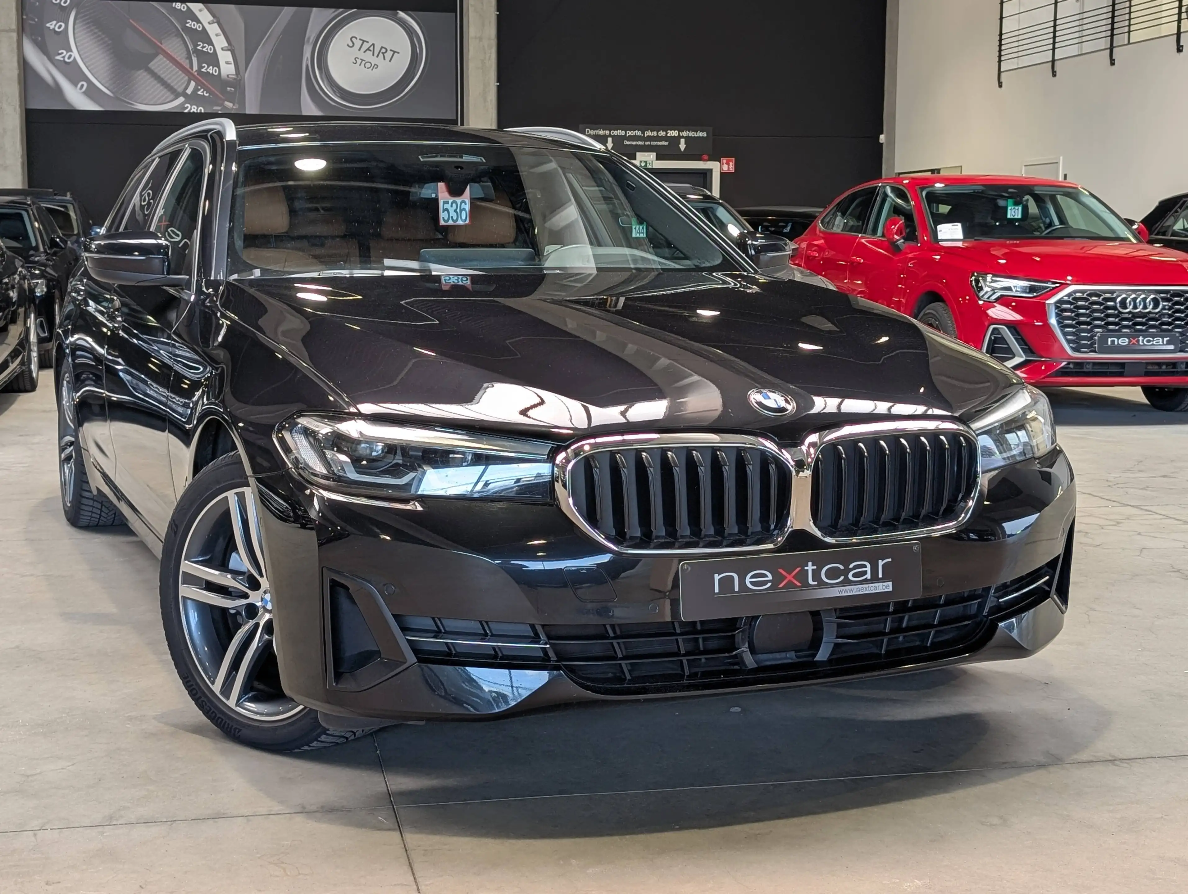 BMW 518 dA 150 Touring **CUIR SPORT-NAVI-CAMERA-DIGITAL** — photo 2