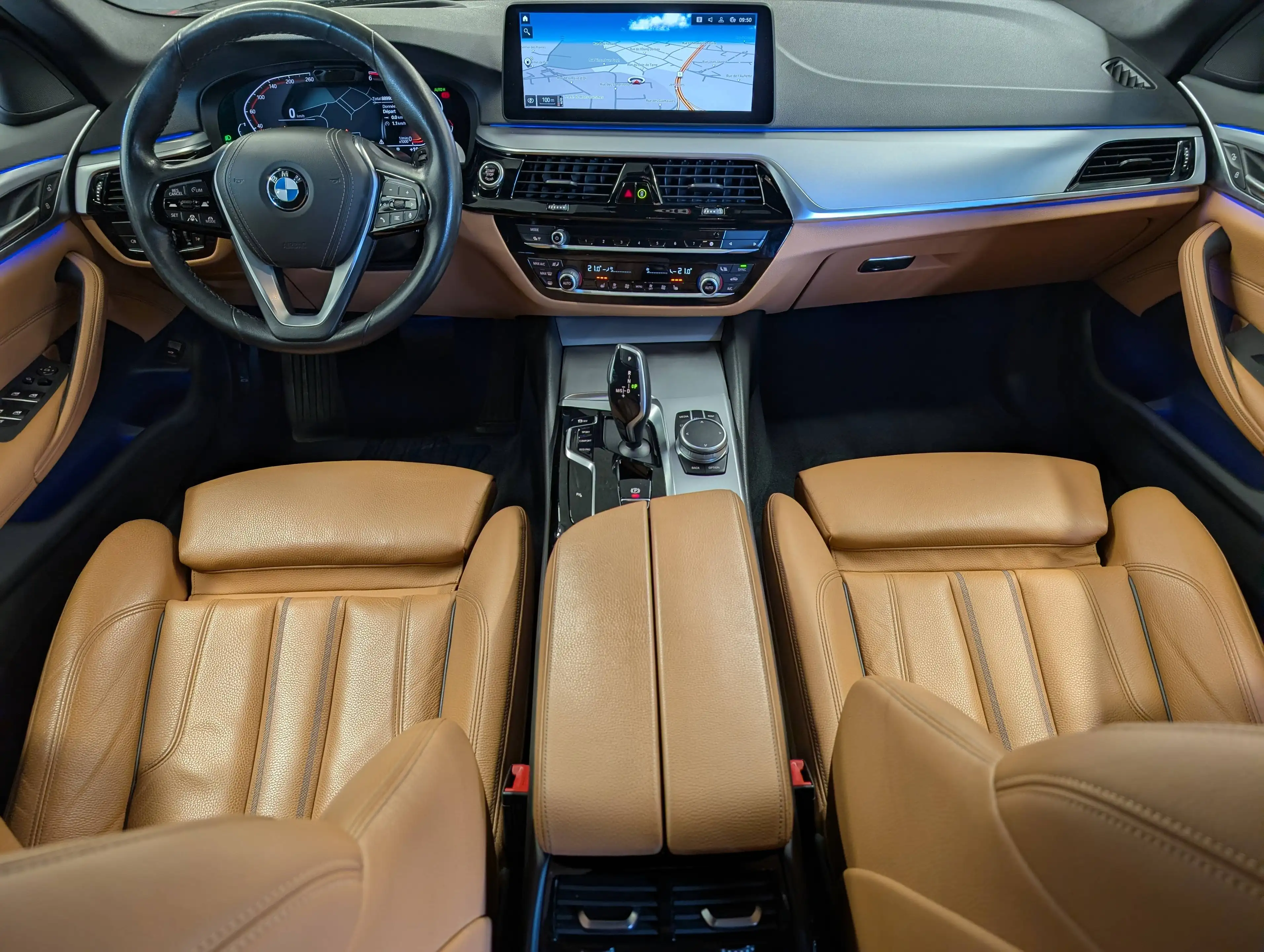 BMW 518 dA 150 Touring **CUIR SPORT-NAVI-CAMERA-DIGITAL** — photo 6