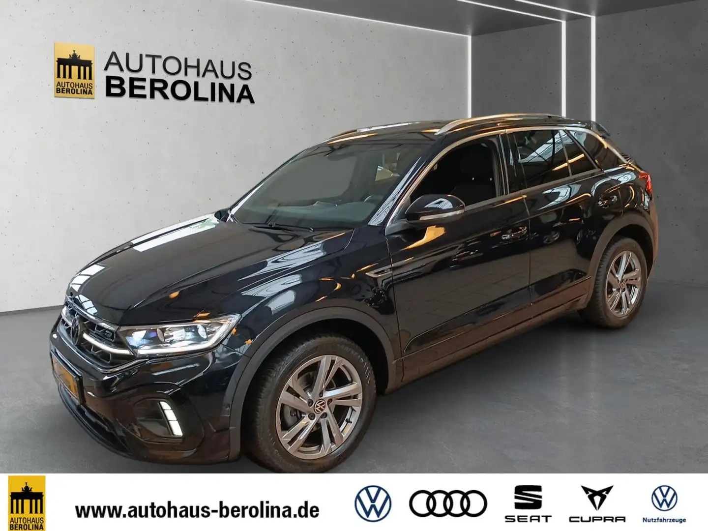 Volkswagen T-Roc 1.5 TSI  R-Line DSG *IQ-MATRIX*R-CAM*NAV* Schwarz - 2